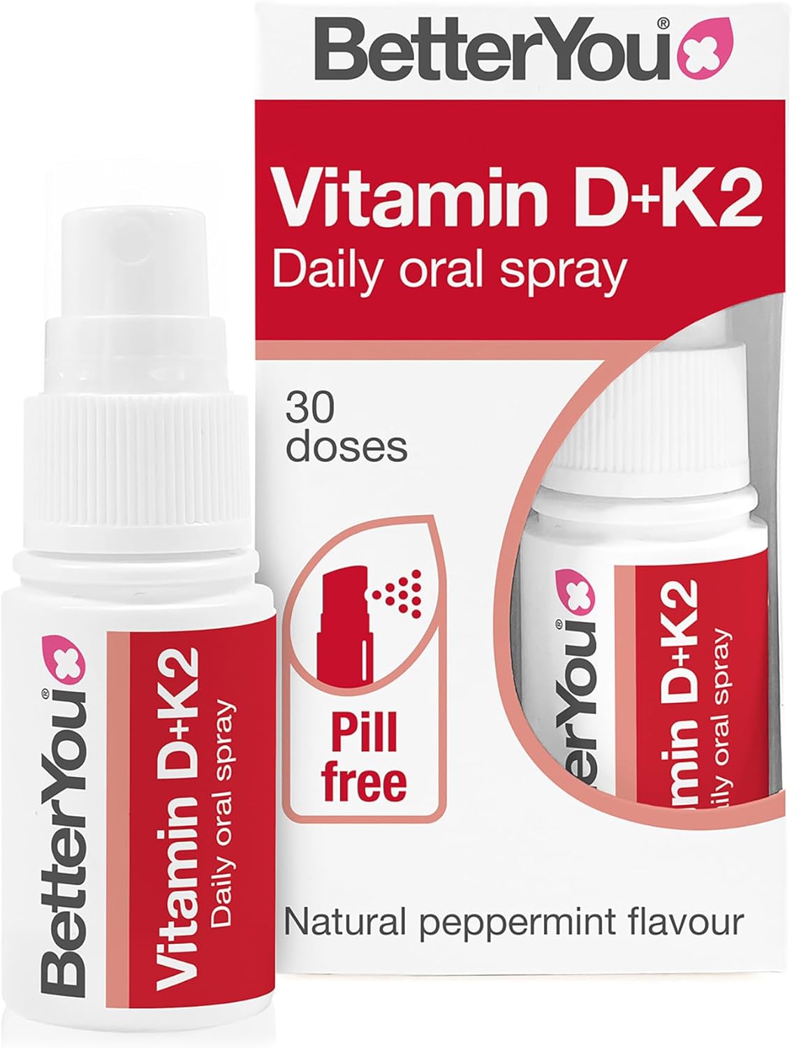 BetterYou Vitamin D + K2 Spray 12ml - Free Shipping Worldwide