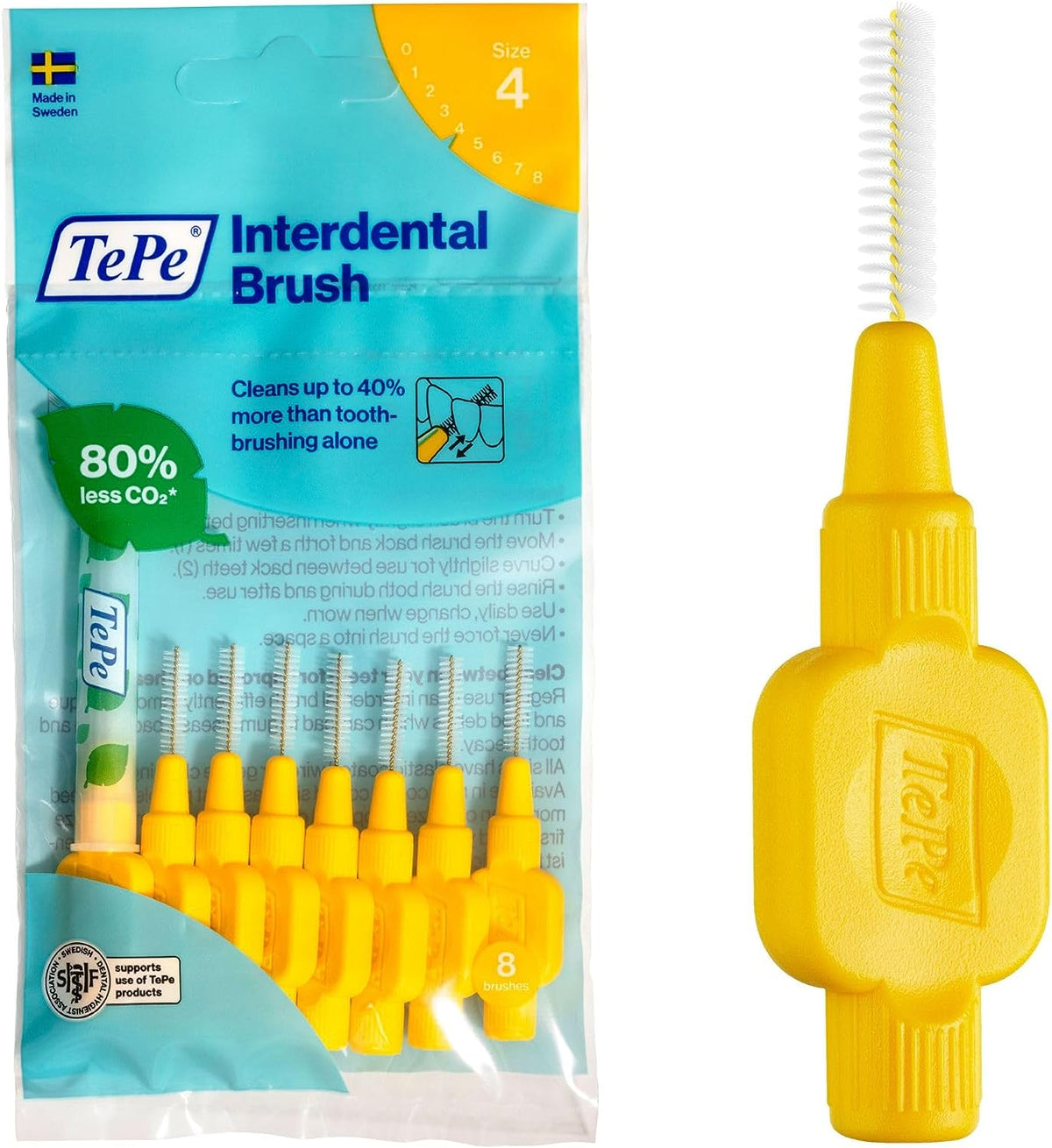 TePe Interdental Brush (Made in Sweden) - Free Postage Worldwide!