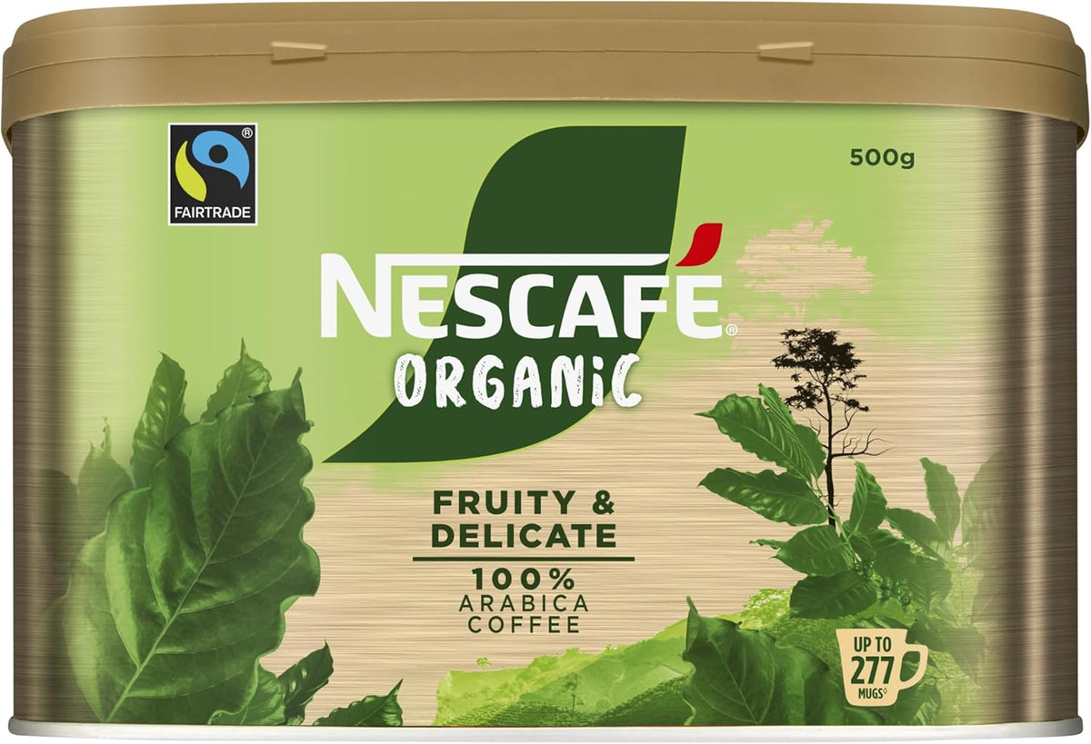 NESCAFÉ Organic Fairtrade Instant Partners Blend Coffee 500g Tin - Free Shipping Worldwide