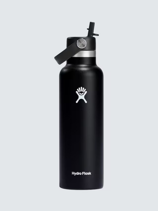Hydro Flask - Double Wall Vacuum Insulated Stainless Steel Drinks Bottle, 621ml, Black -Free Shipping Worldwide&nbsp;