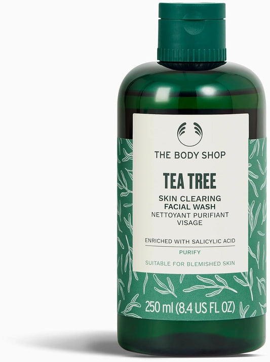 Glantóir Aghaidhe Crann Tae The Body Shop 250 ml - Postas Saor in Aisce ar fud an Domhain!