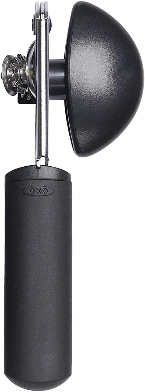 OXO Good Grips Soft Handled Tin Opener, Black/Silver - Free Shipping Worldwide