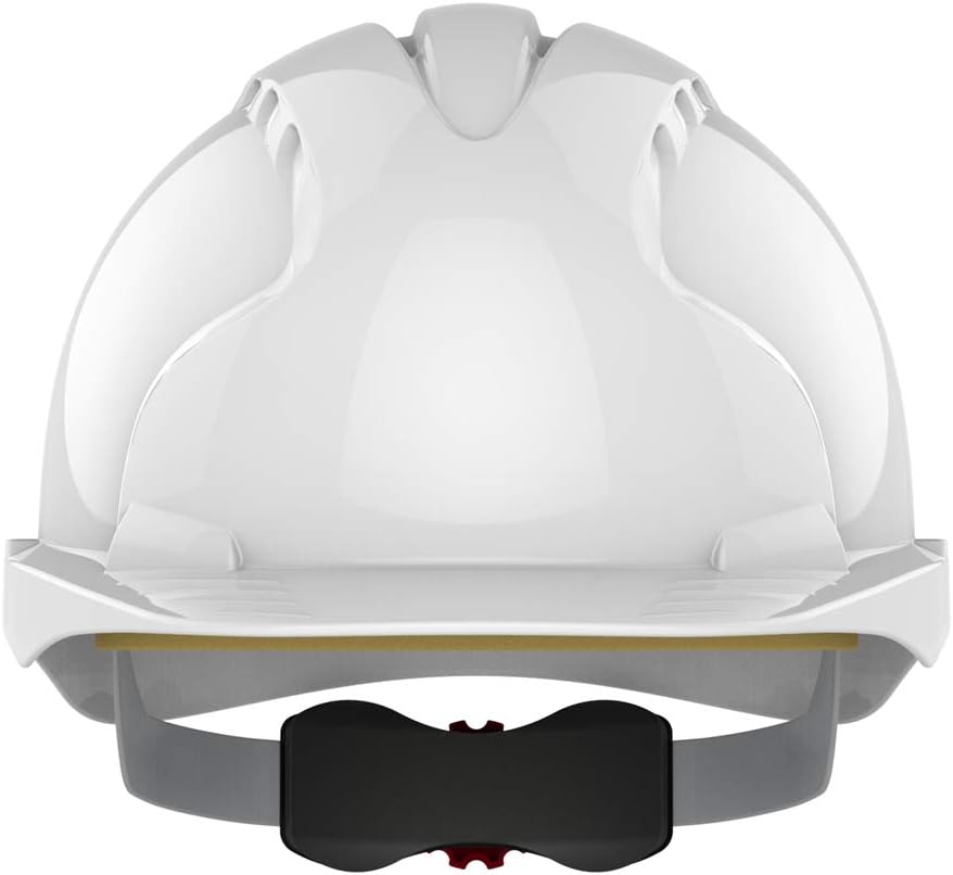 Safety Helmet White - EVO3 OneTouch Slip Ratchet Vented - Free Shipping Worldwide