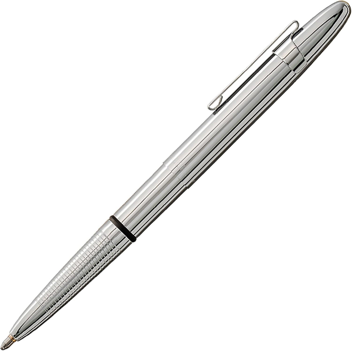 Bullet Space Pen (Chrome with Clip); Free UK Delivery