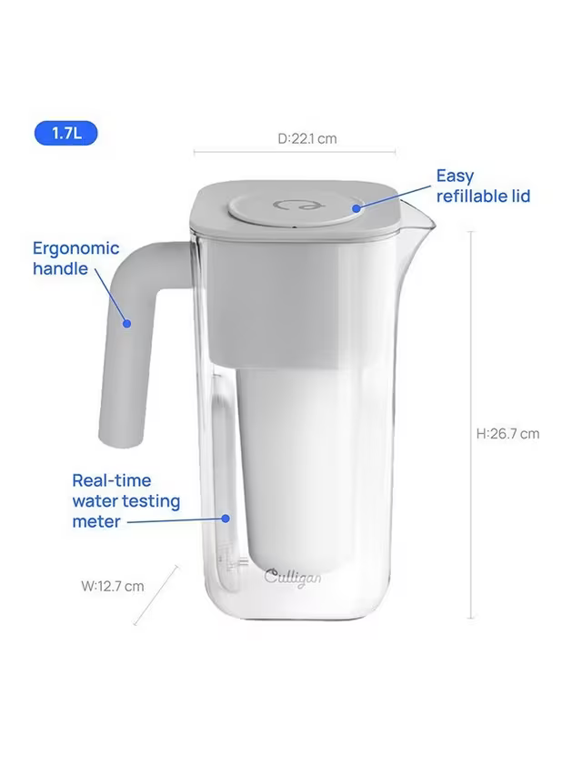 Culligan ZeroWater Water Filter Jug, 1.7L - Free Delivery Worldwide