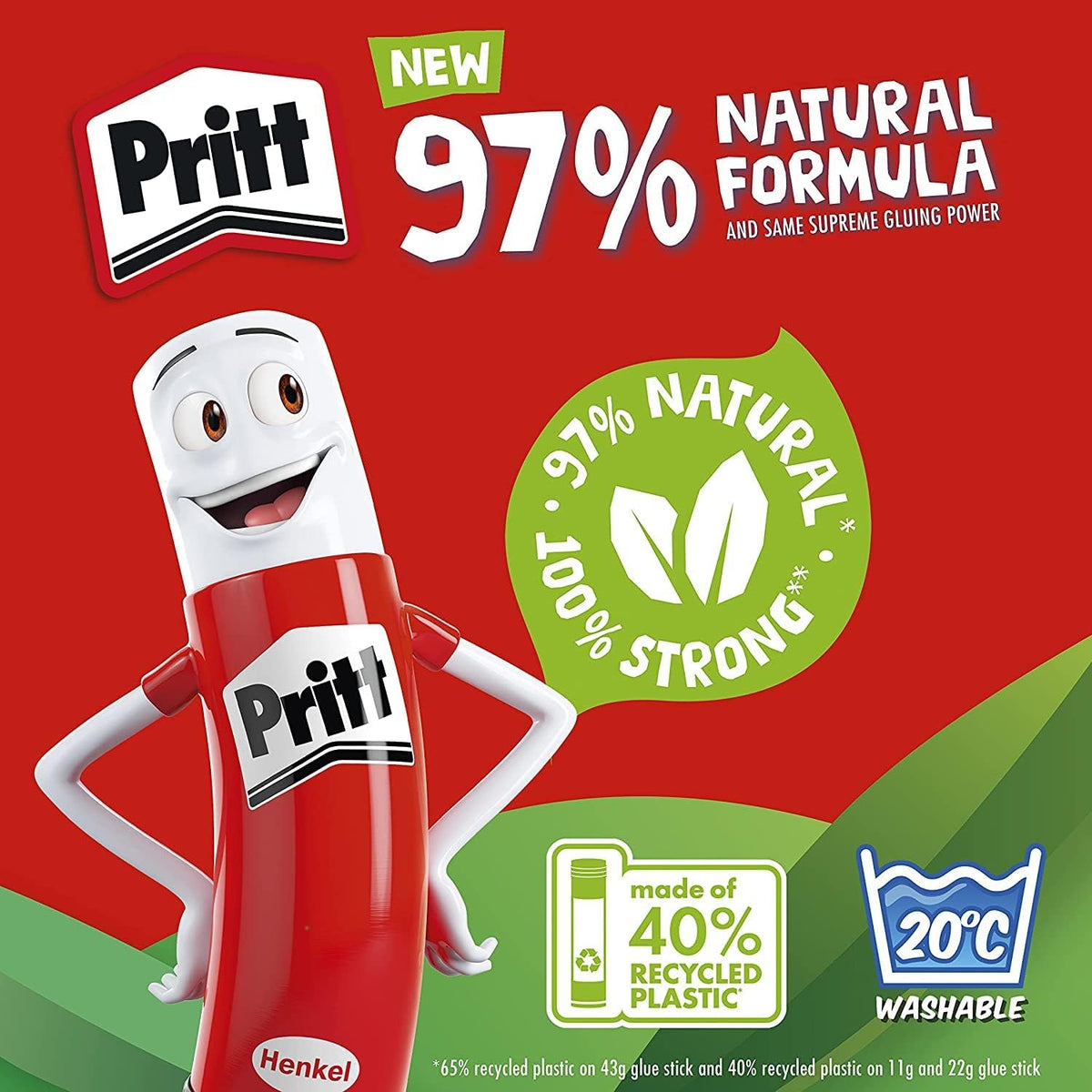 Pritt Stick Glue Stick 22g (Pack of 3); Free Shipping Worldwide