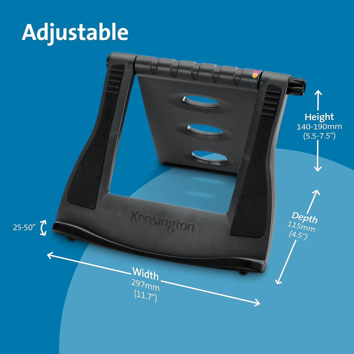 Kensington SmartFit Easy Riser Laptop Stand Grey - Free Shipping Worldwide