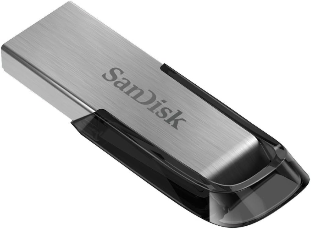 SanDisk 512GB (high capacity) Ultra Flair USB 3.0 Flash Drive USB stick, Memory stick with transfer speeds up to 150 MB/s, Password protection, Durable, Sleek Metal Casing Silver/Black - Free Shipping Worldwide