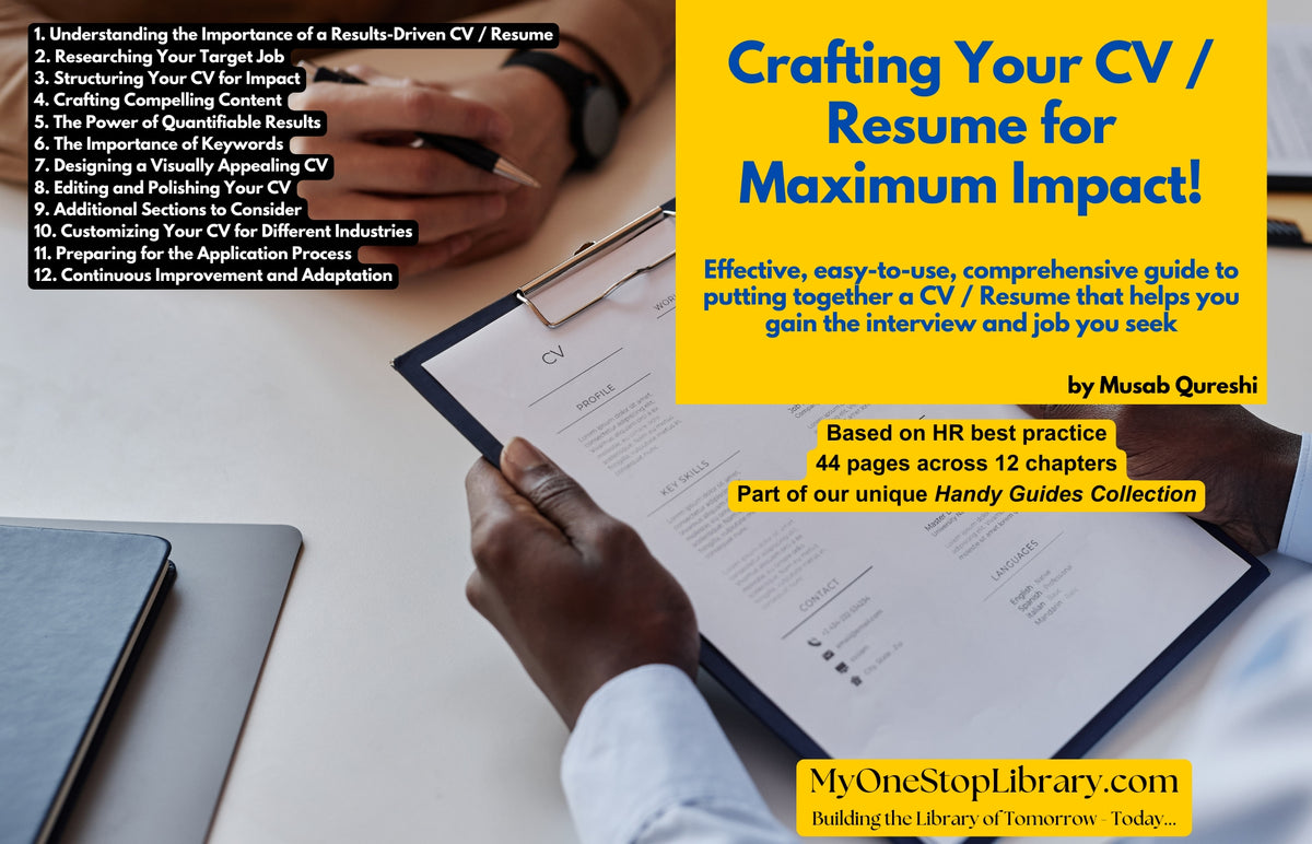Crafting Your CV / Resume for Maximum Impact!