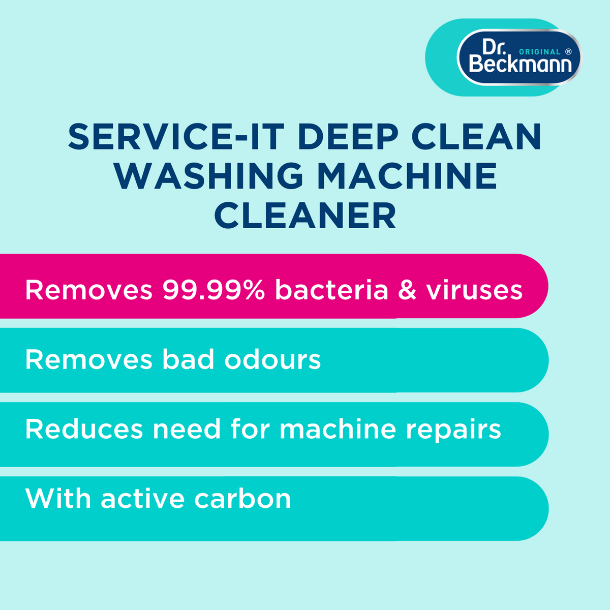 Service-it Deep Clean Washing Machine Cleaner - 250G - Free Worldwide Delivery